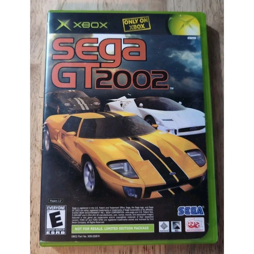 Sega GT 2002 (Microsoft Xbox, 2002) Limited Edition